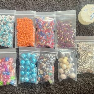 Colorful Bead and Charm Set for Jewelry Making